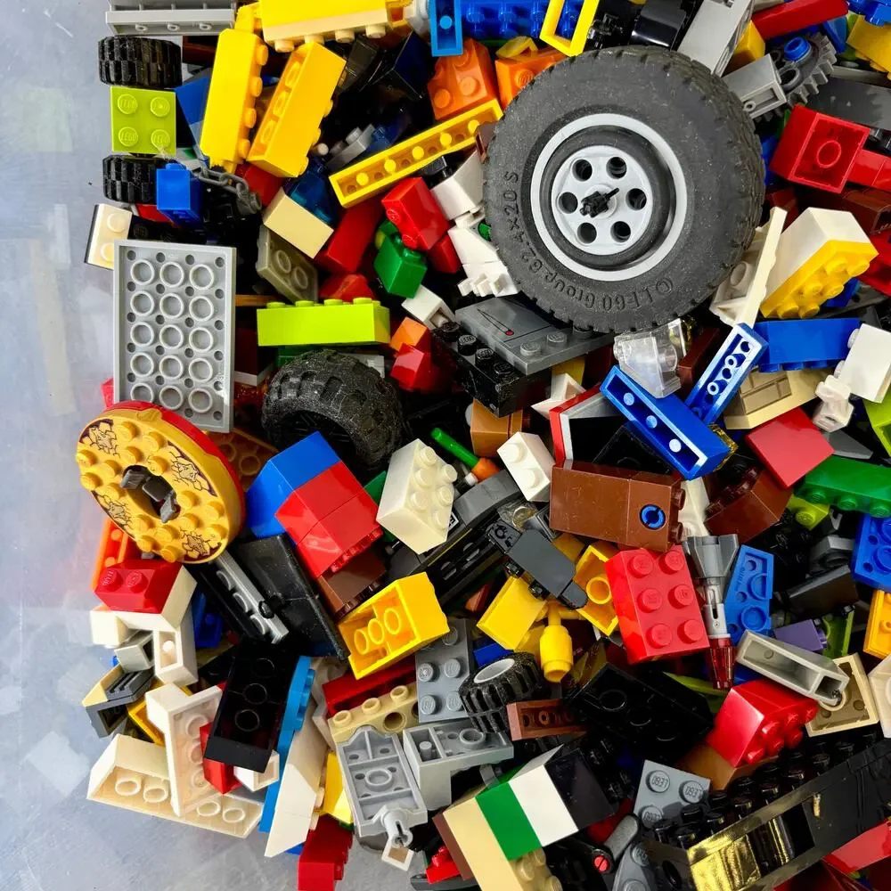 Bulk Lot of LEGO Replacement Bricks Blocks Parts 3+ Lbs. Preowned Modern